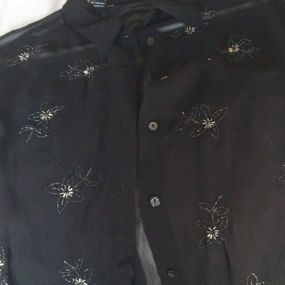 NY & CO Black Shirt, sz XL - Picture 7 of 7